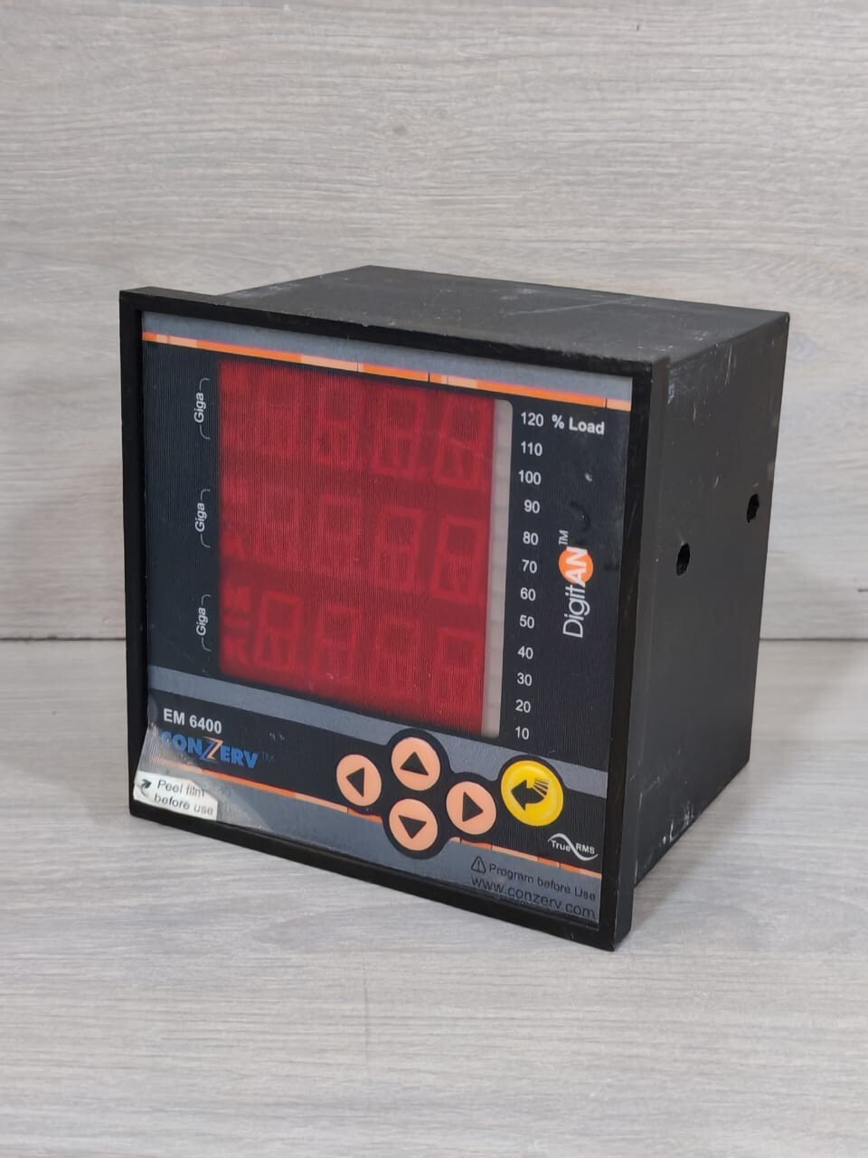 GE EM6400 CONZERV EM6400 VER.03.02.12 LOAD MANAGER CONTROLLER 44-300VAC 5
