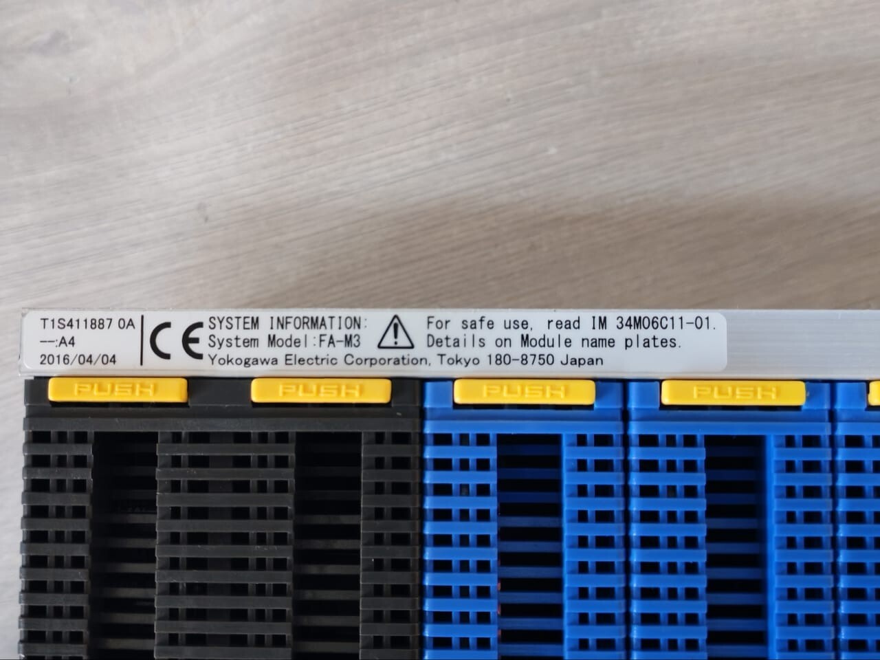 Yokogawa PU20-0S YOKOGAWA FA-M3 PLC:PU20-0S,XD32-3F,LC11-1F,LC12-1F,SP71-4S,CU04-1S,YD14-SB 8