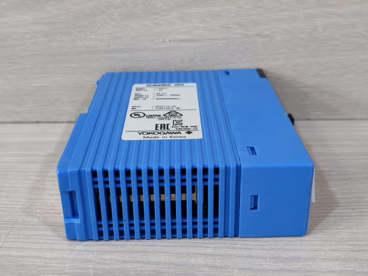 Yokogawa F3SP71-4S YOKOGAWA F3SP71-4S REV.06.01 SEQUENCE CPU MODULE 8