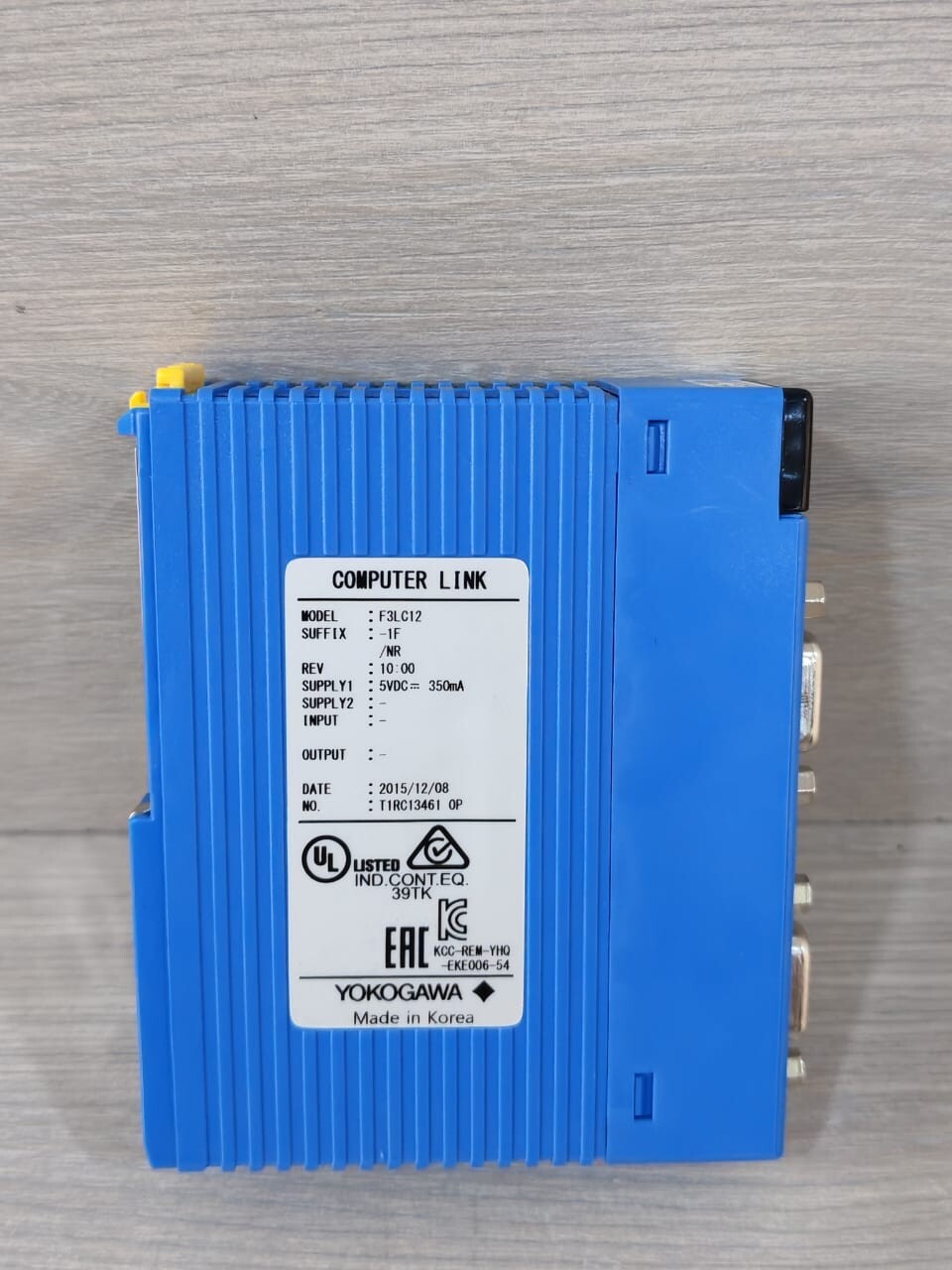Yokogawa F3LC12-1F/NR YOKOGAWA F3LC12-1F/NR REV 10.00 PERSONAL COMPUTER LINK MODULES 5