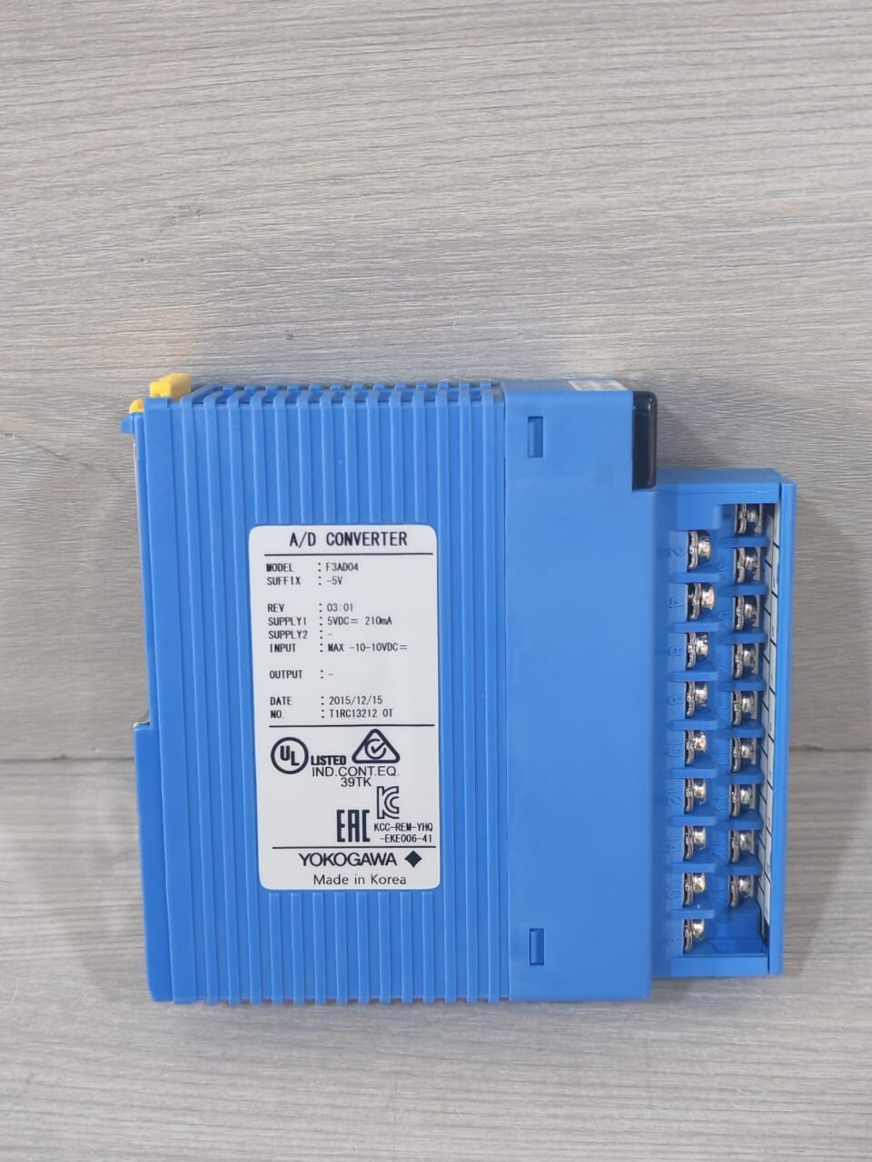 Yokogawa F3AD04 YOKOGAWA F3AD04-5V REV 03.01 A/D CONVERTER 6