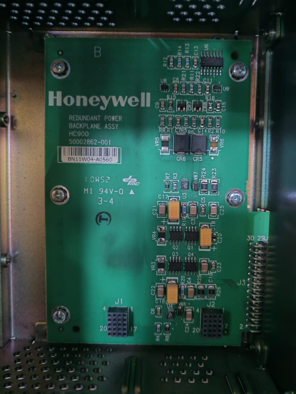 Honeywell 900R08R-0101 Honeywell HC900 Controller 900R08R-0101 8-Slot Redundant PS Ext. Rack 6