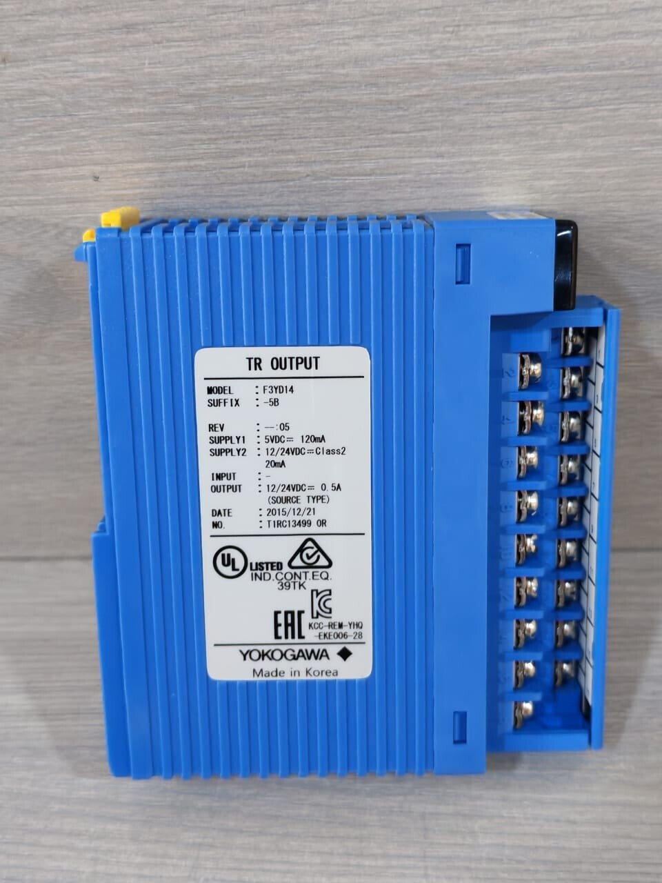 Yokogawa YOKOGAWA F3YD14-5B YOKOGAWA F3YD14-5B REV.05 TRANSISTOR OUTPUT MODULE 4