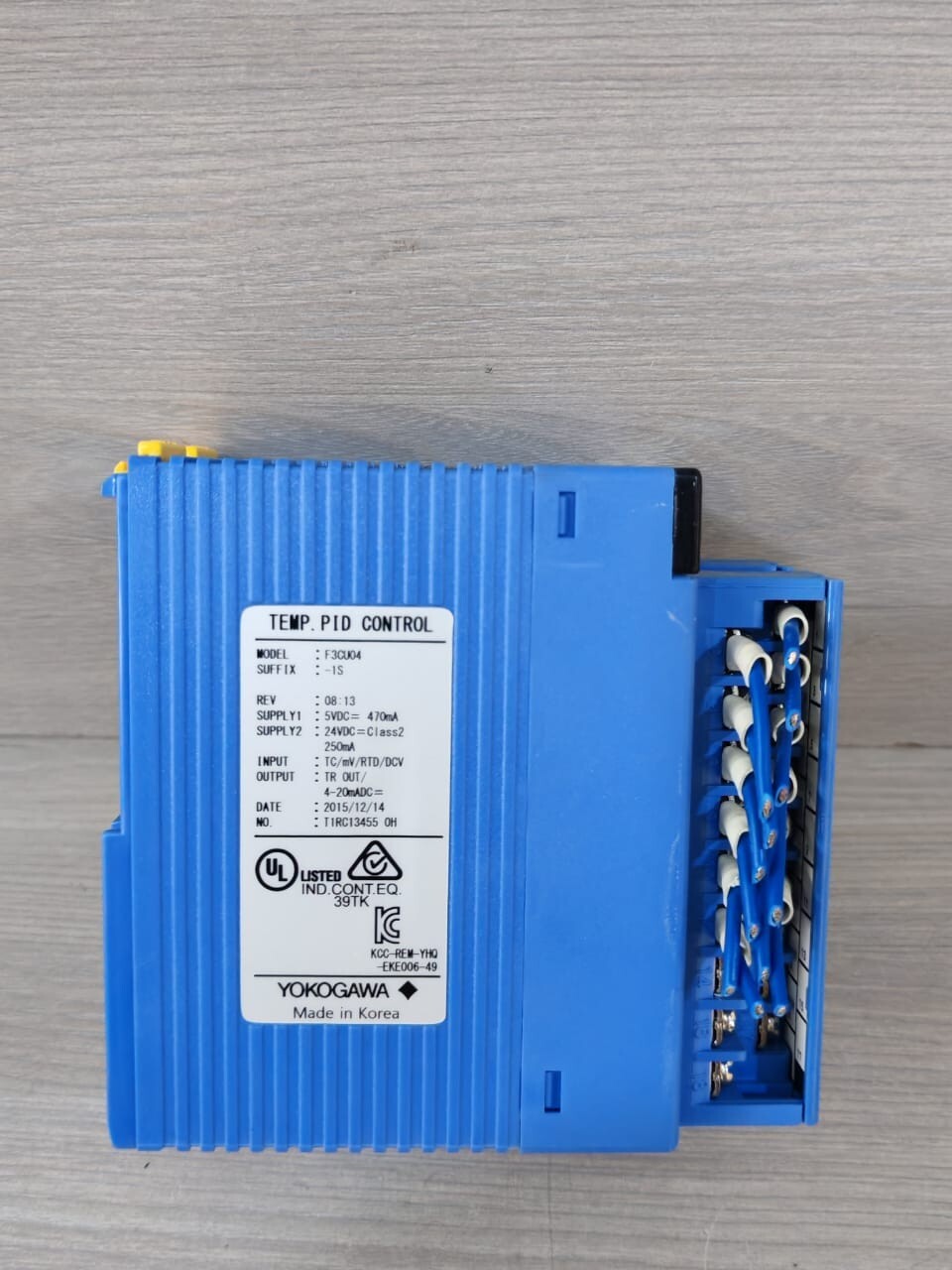 Yokogawa F3CU04-1S YOKOGAWA F3CU04-1S REV.08.13 TEMPERATURE PID CONTROL 4