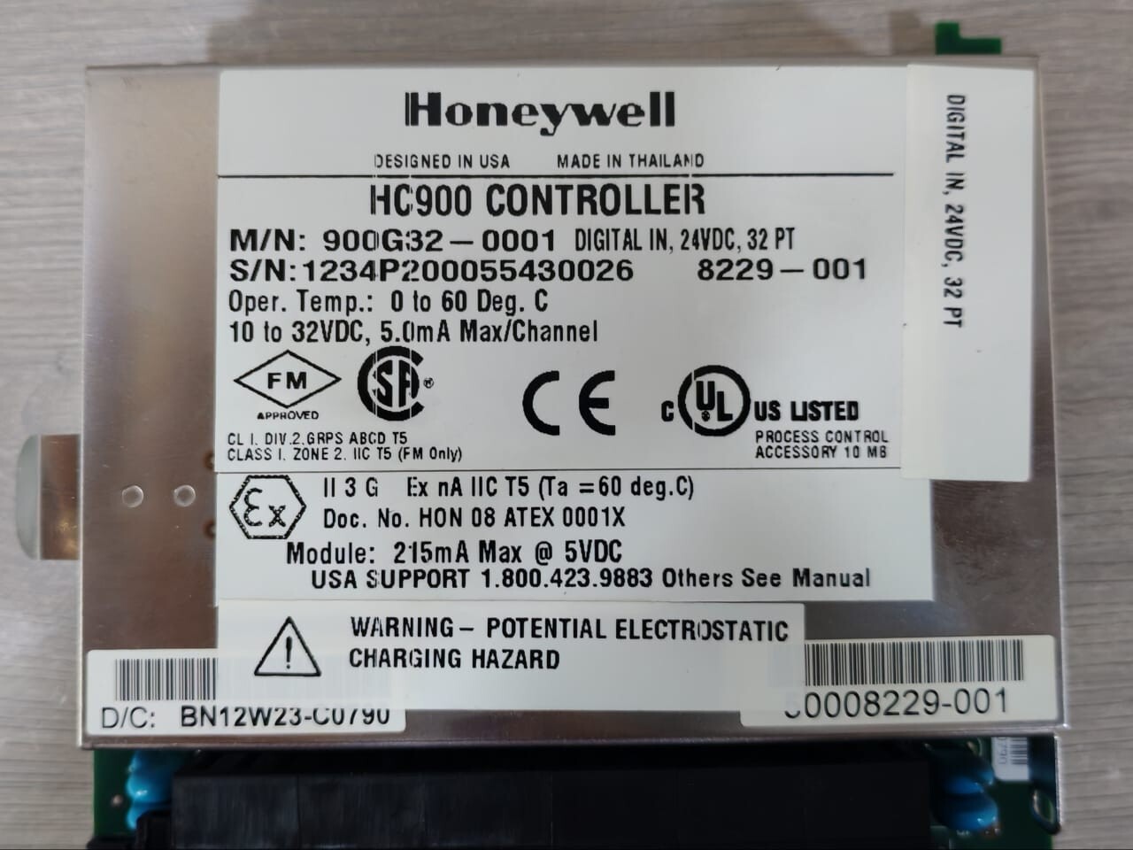 Honeywell 900G32-0001 Honeywell HC900 Controller 900G32-0001 Digital Input Module 2