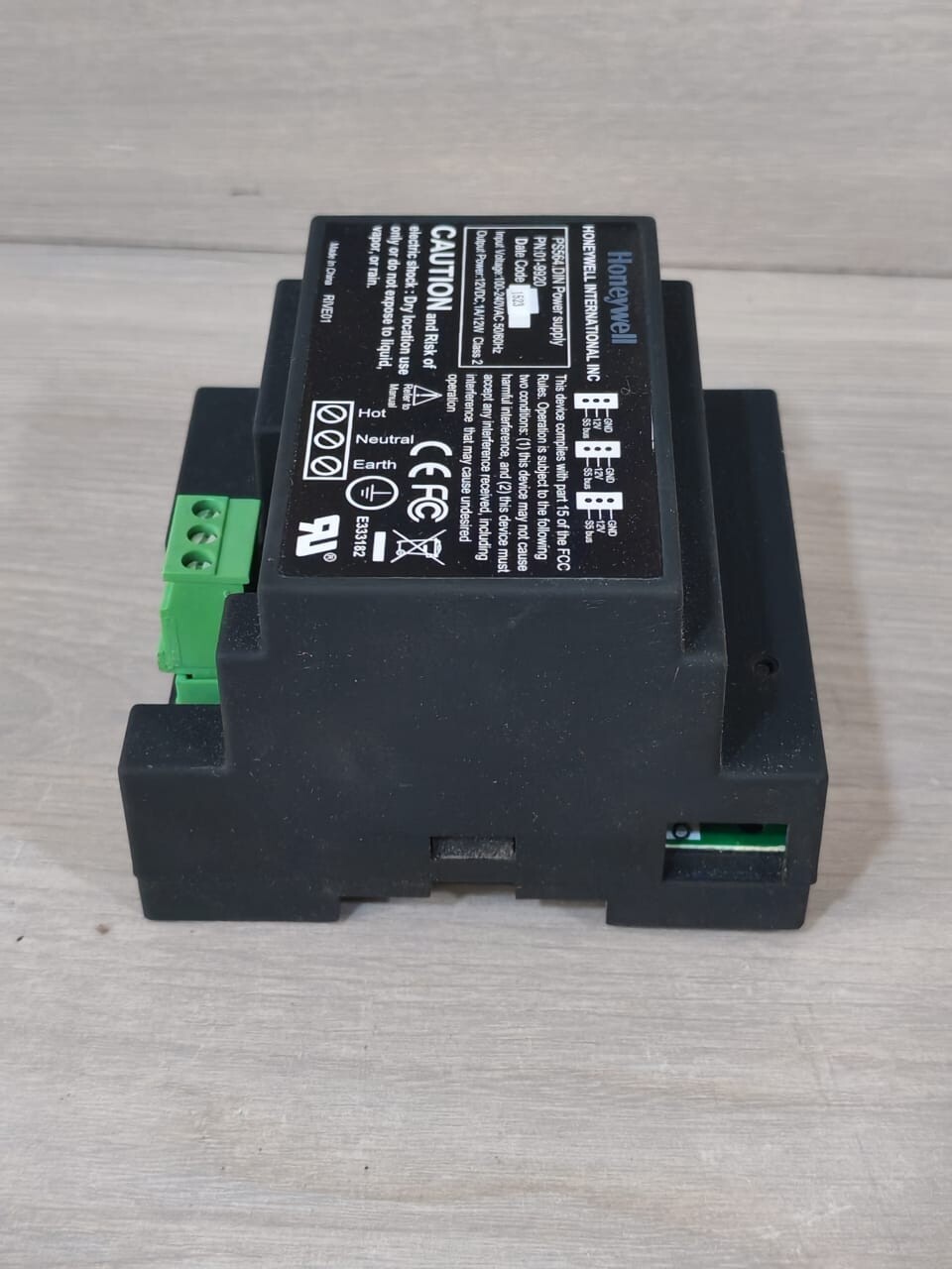 Honeywell PN-01 HONEYWELL PS564 DIN POWER SUPPLY PN 01-9920 100-240VAC 9