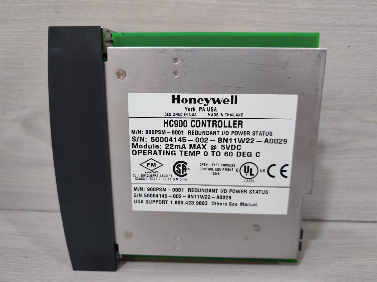 Honeywell 900PSM-0001 Honeywell HC900 Controller 900PSM-0001 Redundant I/O Power Status 3