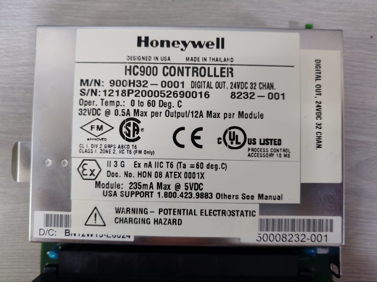 Honeywell 900H32-0001 Honeywell HC900 Controller 900H32-0001 Digital Output Module 2