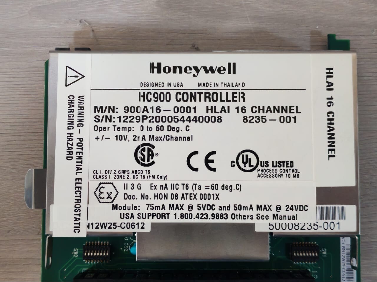 Honeywell 900A16-0001 Honeywell HC900 Controller 900A16-0001 HLAI Control Module 16 Channel 2