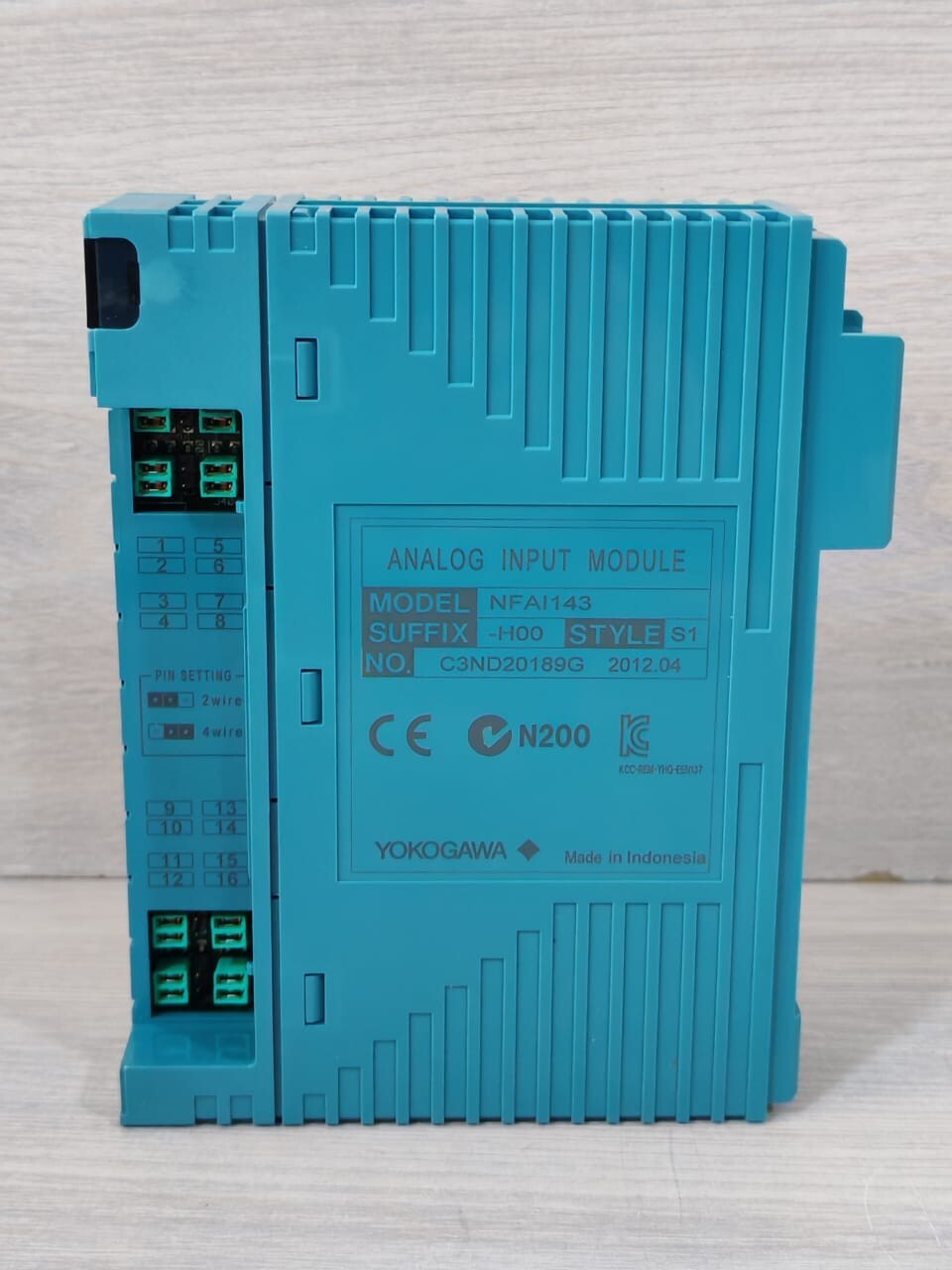 Yokogawa NFAI143-H00 S1 W/ NFTA4S-00 S2 YOKOGAWA NFAI143-H00 S1 W/ NFTA4S-00 S2 ANALOG INPUT MODULE- W/ FILTHY BOX 6