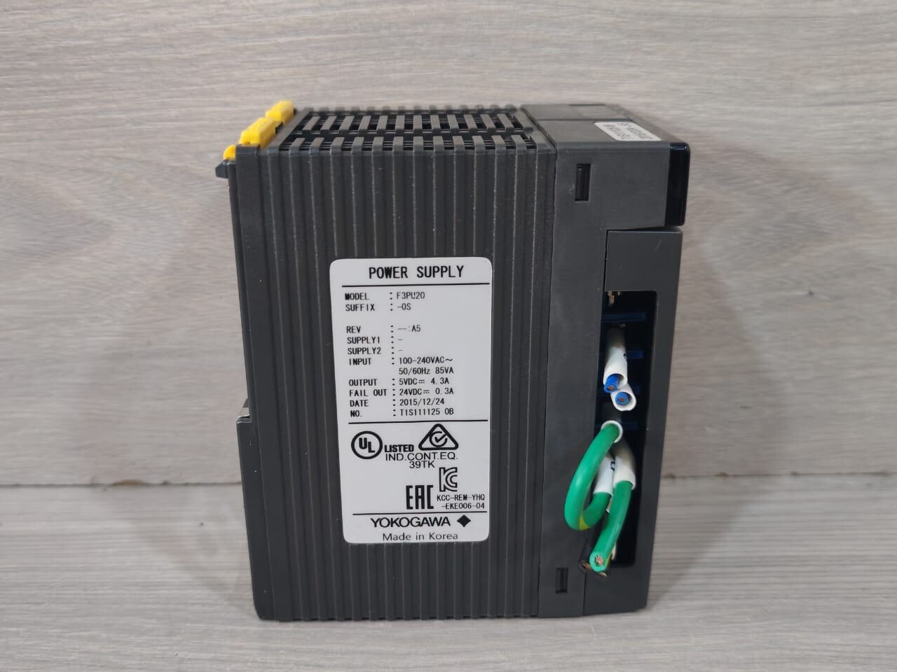 Yokogawa F3PU20-0S YOKOGAWA F3PU20-0S REV.A5 POWER SUPPLY 4