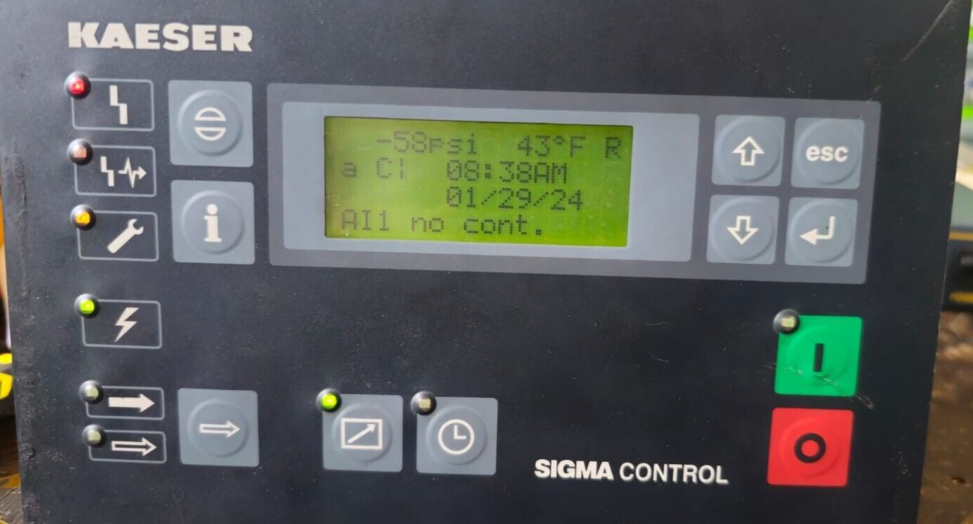 SIEMENS SICOMP-IMC 01S WITH KAESER KOMPRESSOREN SIGMA CONTROL MEMBRANE KEYBOARD