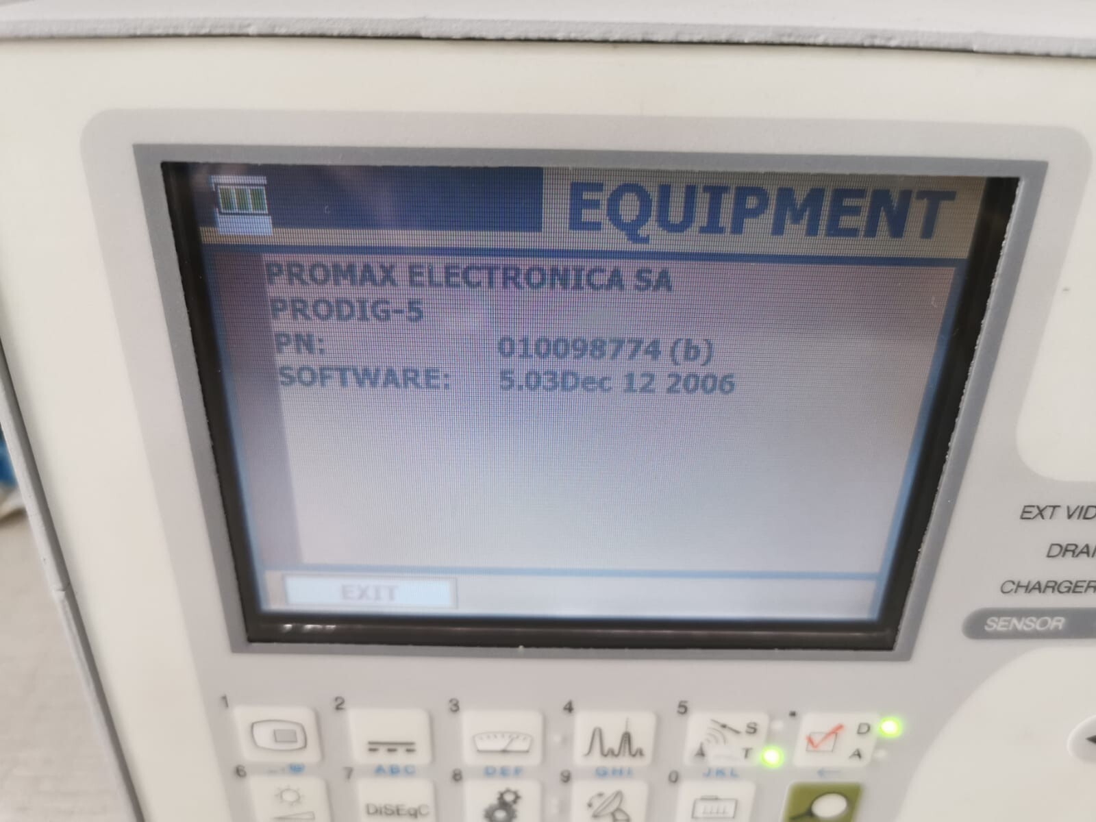 PROMAX PRODIG-5 PROMAX PRODIG-5 Universal TV Explorer - Not Clear Monitor Display (See Photos) 5