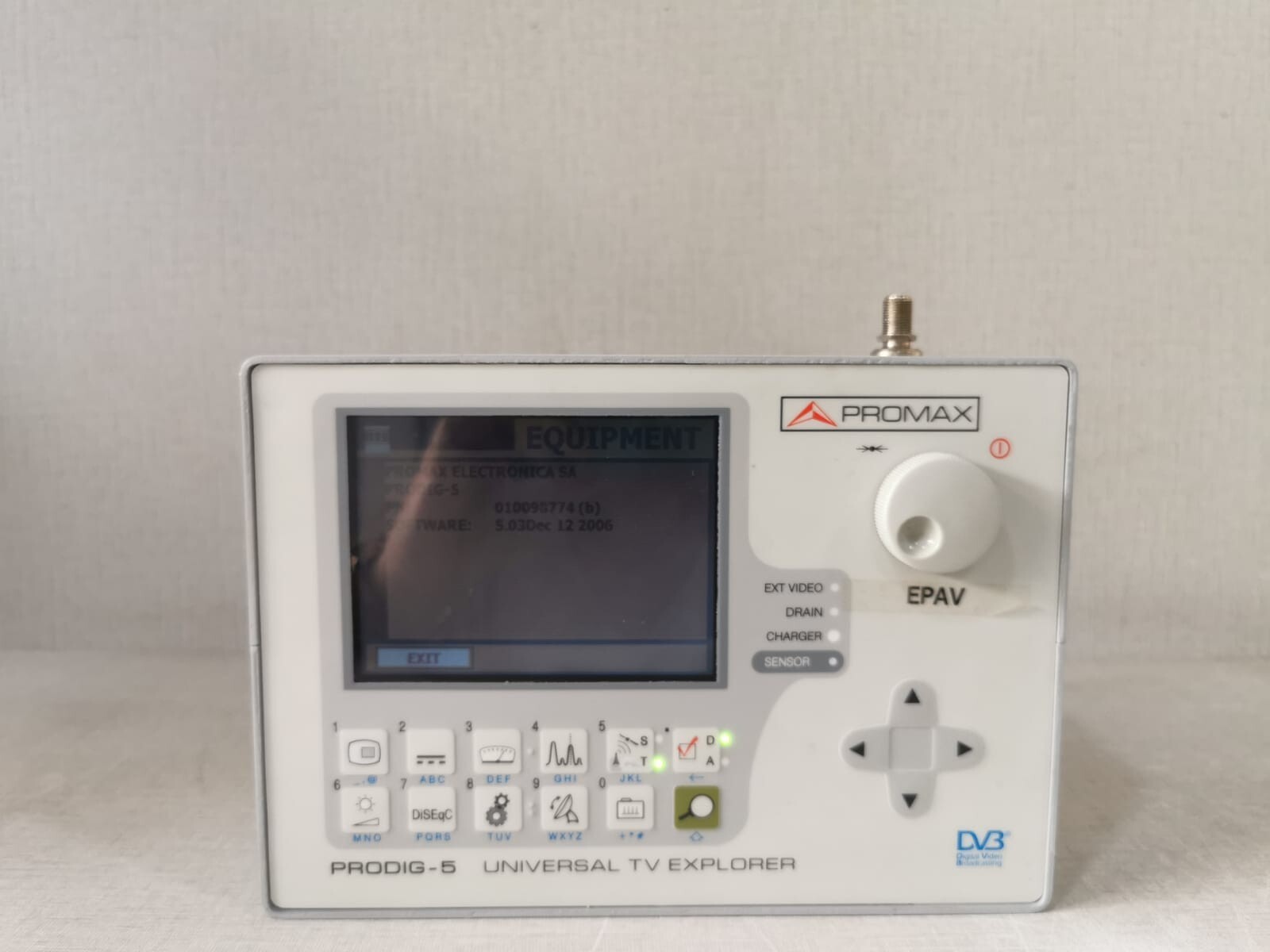 PROMAX PRODIG-5 PROMAX PRODIG-5 Universal TV Explorer - Not Clear Monitor Display (See Photos) 6