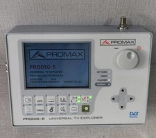 PROMAX PRODIG-5 Universal TV Explorer - Not Clear Monitor Display (See Photos)