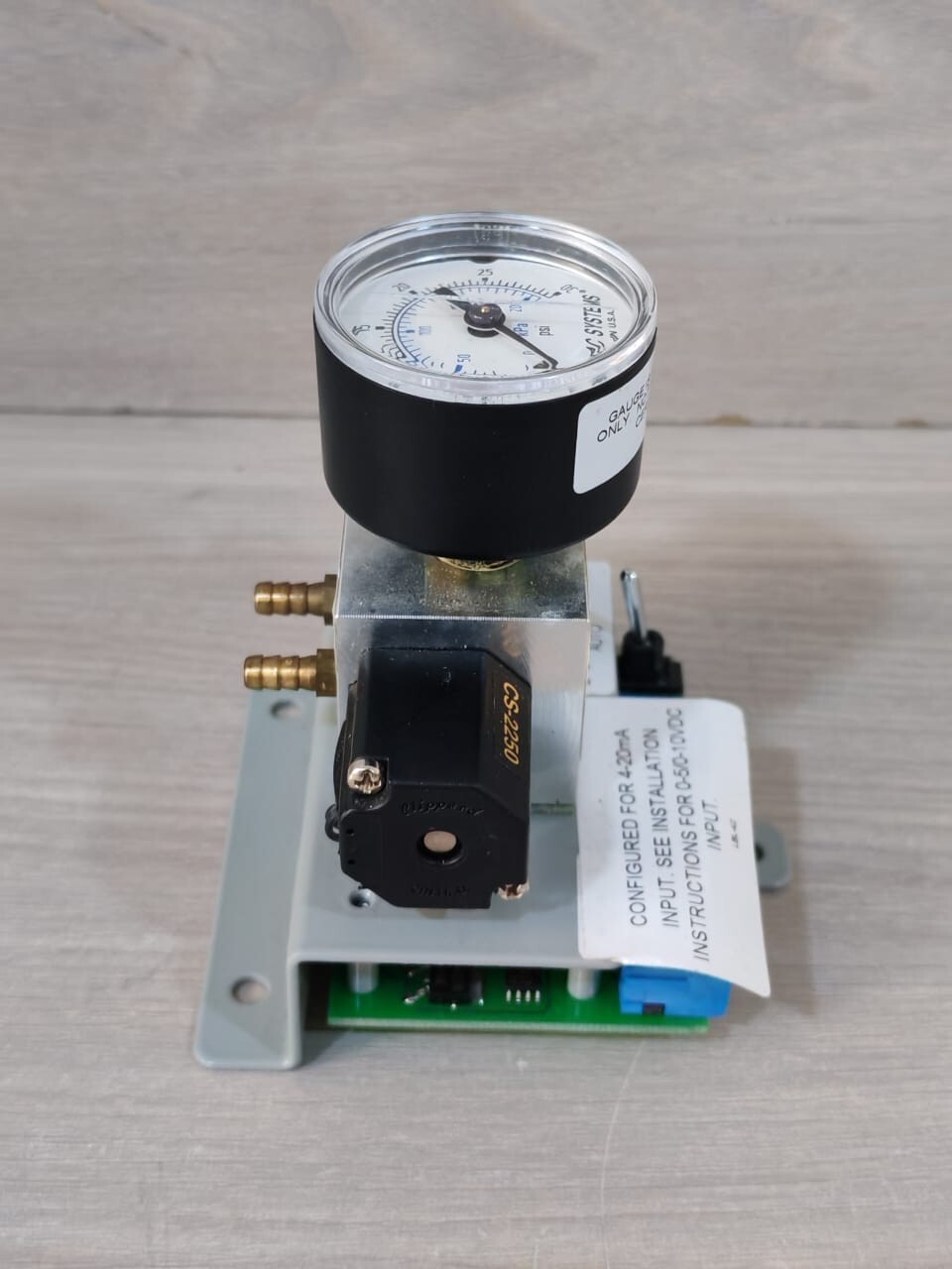 MAMAC SYSTEMS EP-313-020 MAMAC SYSTEMS EP-313-020 ELECTROPNEUMATIC TRANSDUCER- WITH FILTHY BOX 9