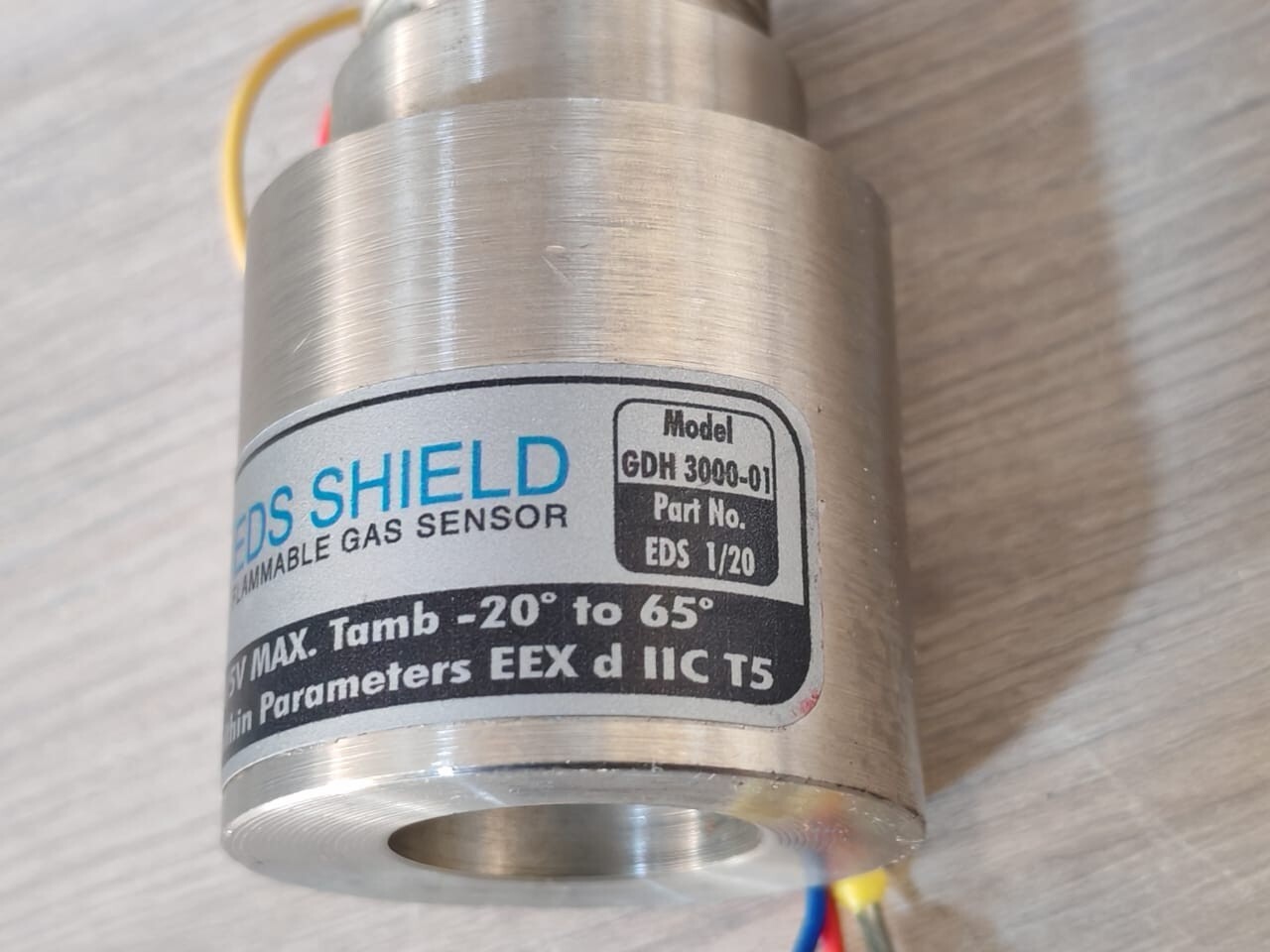 EDS Shield EDS 1/20 EDS Shield GDH-3000-01 P/n: EDS 1/20 Flammable Gas Sensor 3