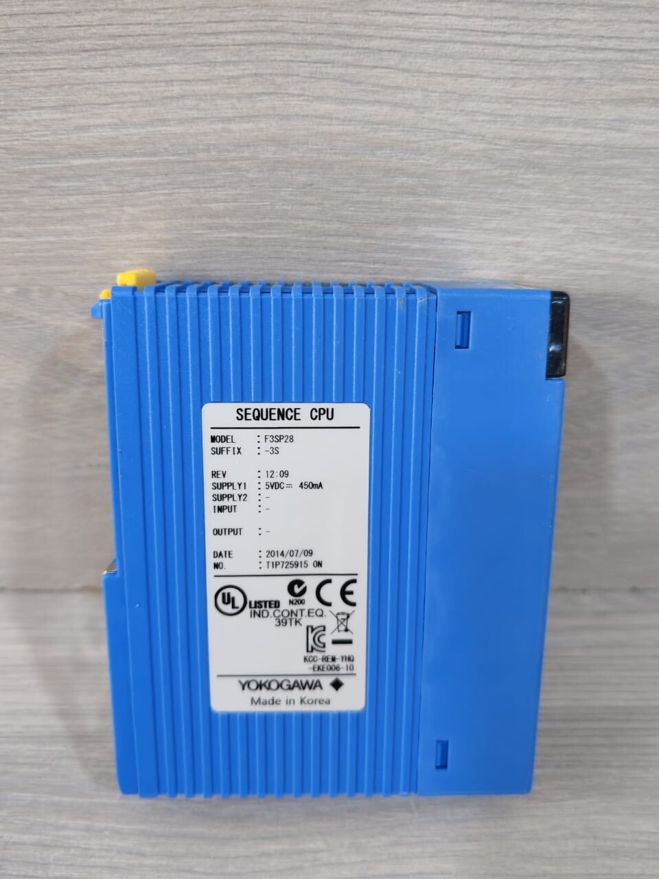Yokogawa F3SP28-3S YOKOGAWA F3SP28-3S REV.12.09 SEQUENCE CPU MODULE 5