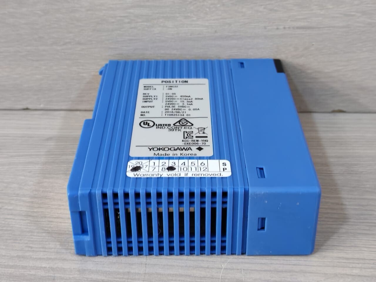 Yokogawa F3NC32-0N YOKOGAWA F3NC32-0N REV.1.05 POSITION MODULE 7