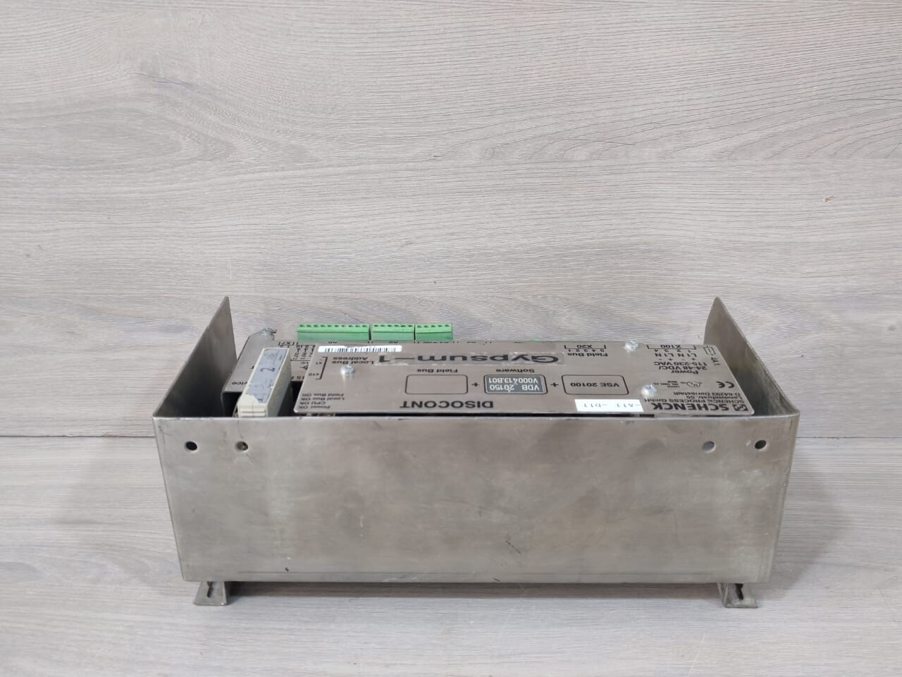SCHENCK VSE-20100 SCHENCK VSE 20100 DISOCONT FIELD BUS SYSTEM WITH VDB 20150 V000413.B01 SOFTWARE 7