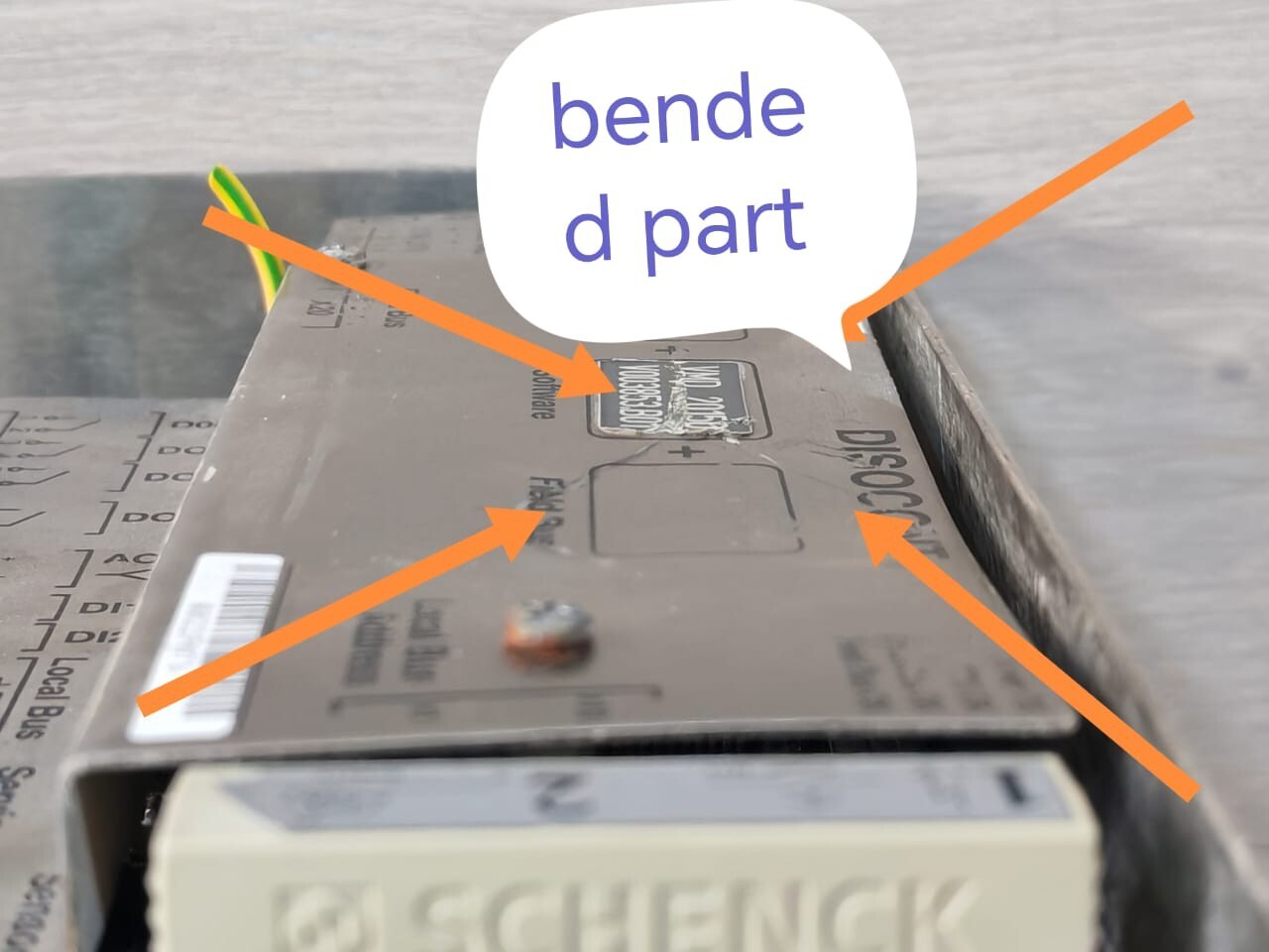 SCHENCK VSE-20100 SCHENCK VSE 20100 DISOCONT FIELD BUS SYSTEM WITH VMD 20150 V0003853.B01 SOFTWARE 5