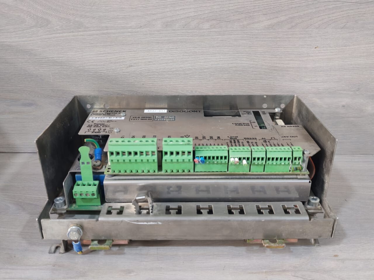 SCHENCK VEA-20100 SCHENCK VEA 20100 F217 904.02 DISOCONT CONTROL INDICATOR SYSTEM VIO 20160 6