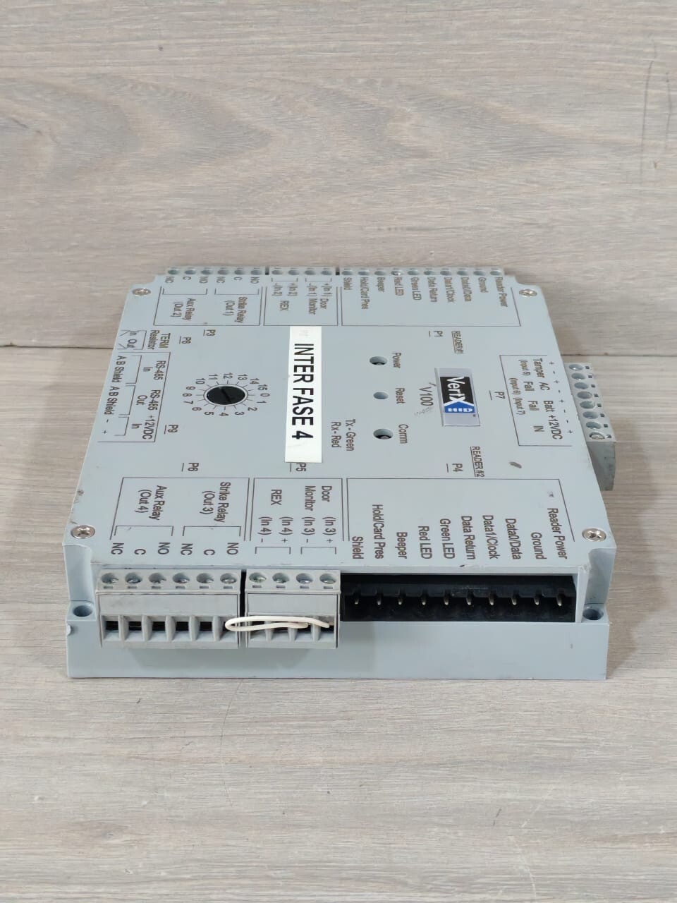 HID 70100AEP0N VERTX V100 HID 70100AEP0N FW:6081-501-227 DOOR/READER INTERFACE 12-16V 7
