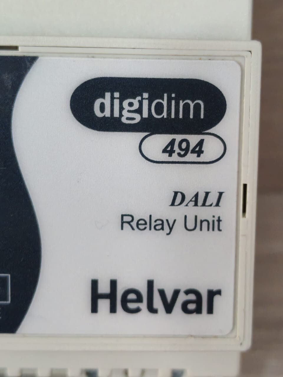 HELVAR DIGIDIM 494 HELVAR DIGIDIM 494 DALI RELAY UNIT (15 mA) 2