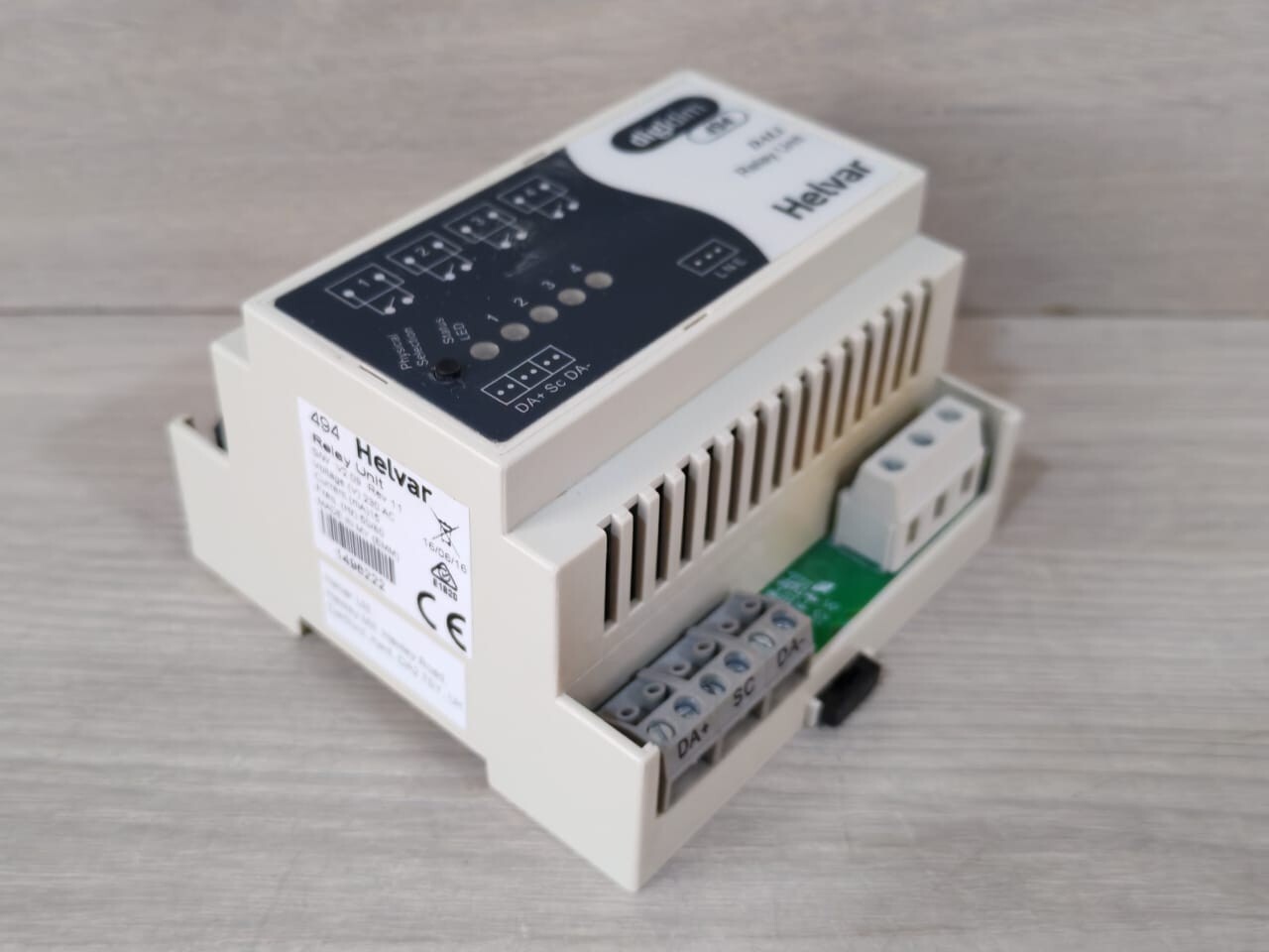 HELVAR DIGIDIM 494 HELVAR DIGIDIM 494 DALI RELAY UNIT (15 mA) 8
