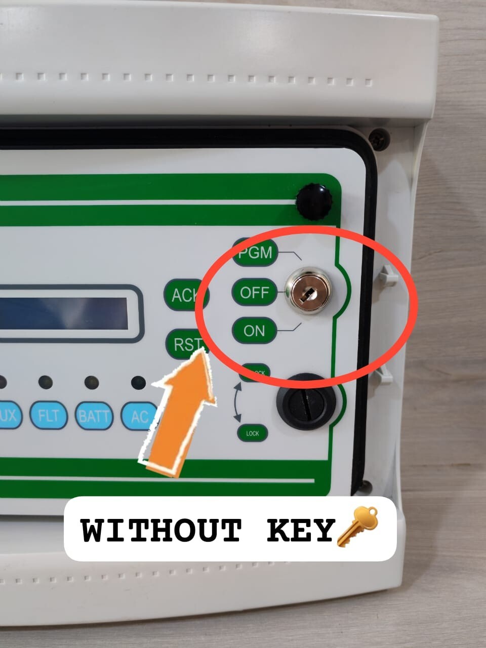 SENSITRON STPL4+ TP5247 AXL19-0400 SENSITRON PL4+ STPL4+ TP5247 AXL19-0400 GAS CONTROL PANEL IP65 - WITHOUT KEY 6