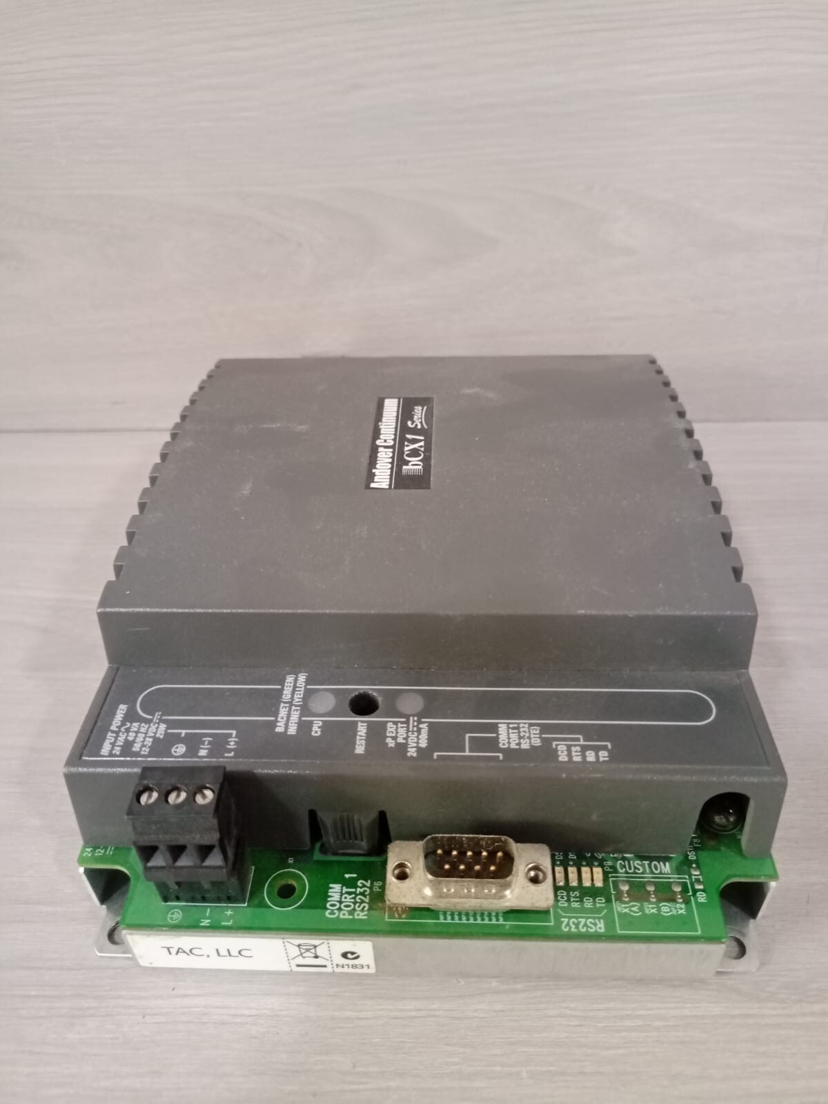 Andover Continuum BCX1-CR-0-INF-X2 Andover Continuum BCX1 BACnet Controller BCX1-CR-0-INF-X2 3