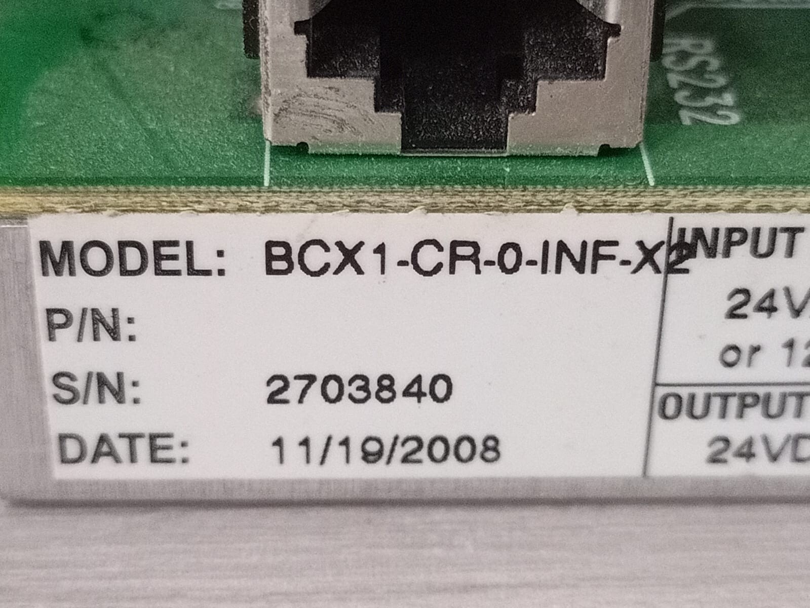 Andover Continuum BCX1-CR-0-INF-X2 Andover Continuum BCX1 BACnet Controller BCX1-CR-0-INF-X2 7