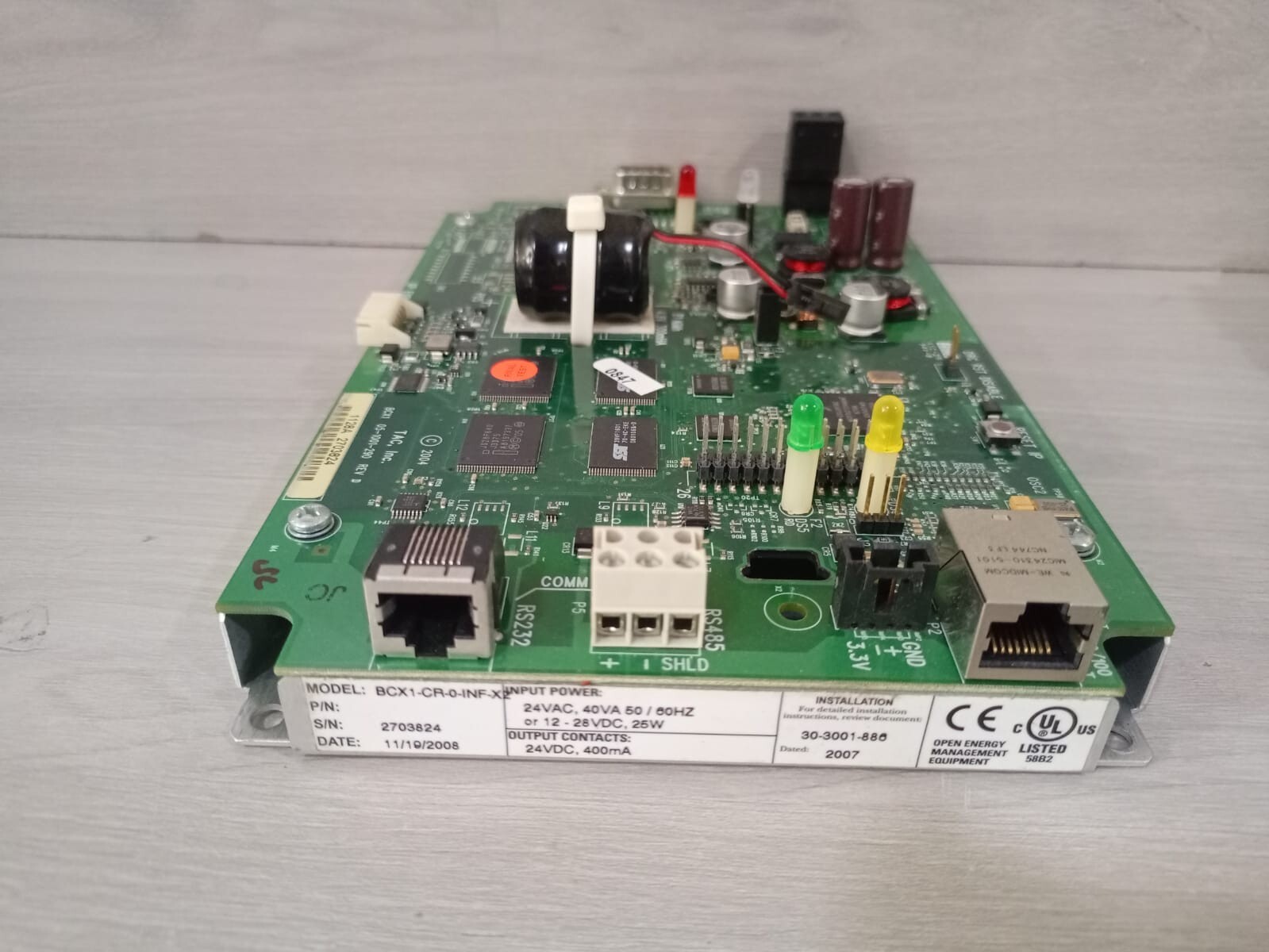 Andover Continuum BCX1-CR-0-INF-X2 Andover Continuum BCX1 BACnet Controller BCX1-CR-0-INF-X2 -without cover 6
