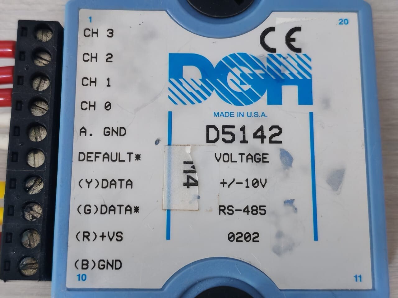DGH D5142 DGH D5142 +/-10V VOLTAGE MODULE 2