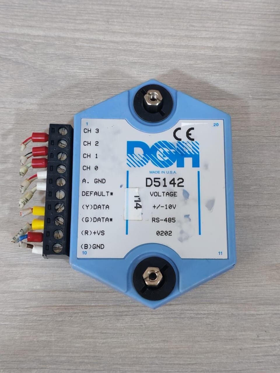 DGH D5142 +/-10V VOLTAGE MODULE