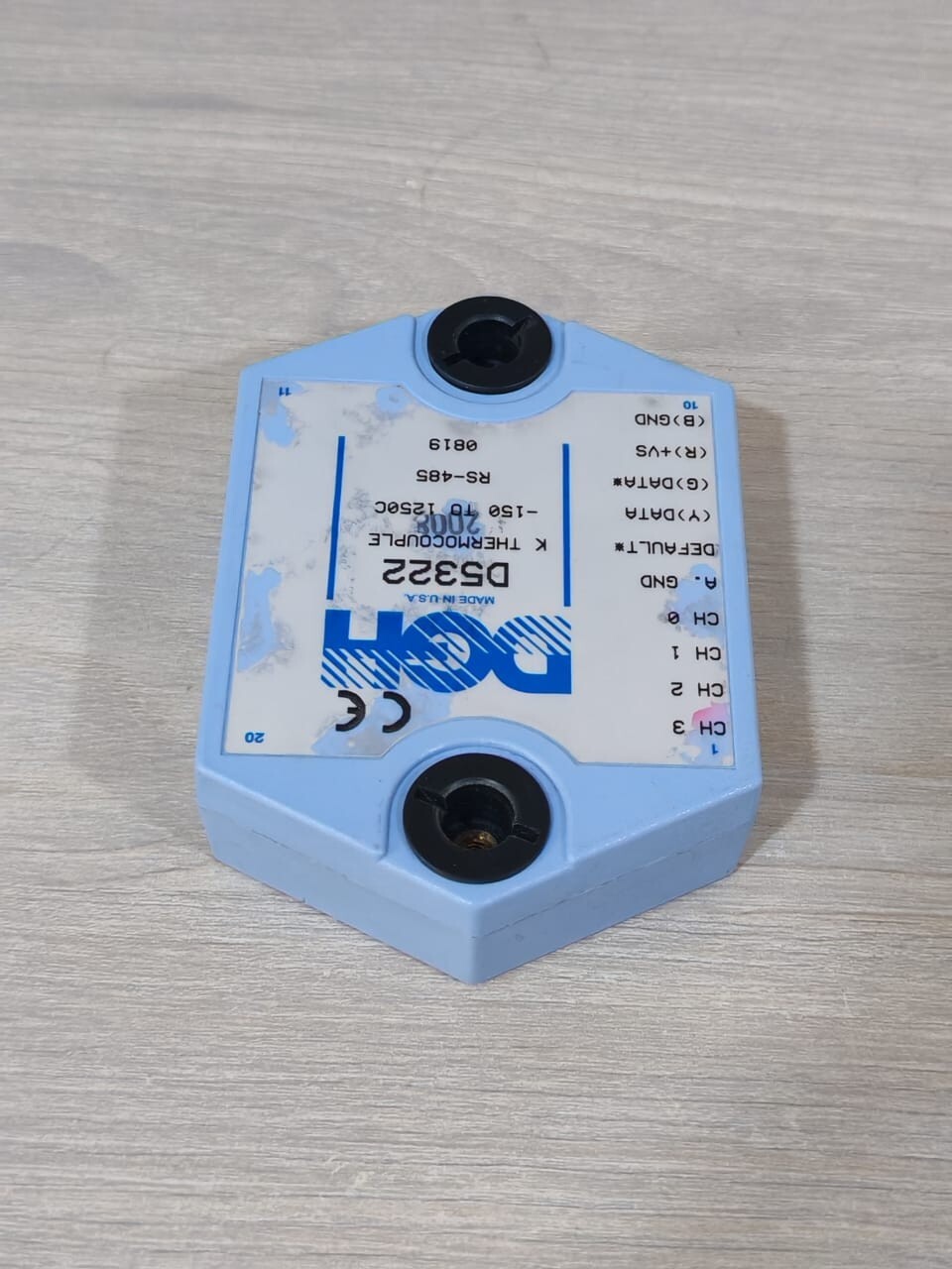 DGH D5322 DGH D5322 K THERMOCOUPLE -150 TO 1250C MODULE 4