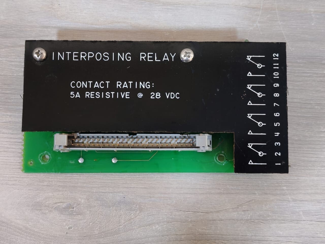 Woodward Protech 203 Interposing Relay PCB Card for Woodward Protech 203 Panel 2