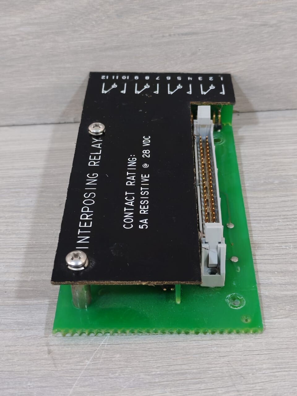 Woodward Protech 203 Interposing Relay PCB Card for Woodward Protech 203 Panel 6