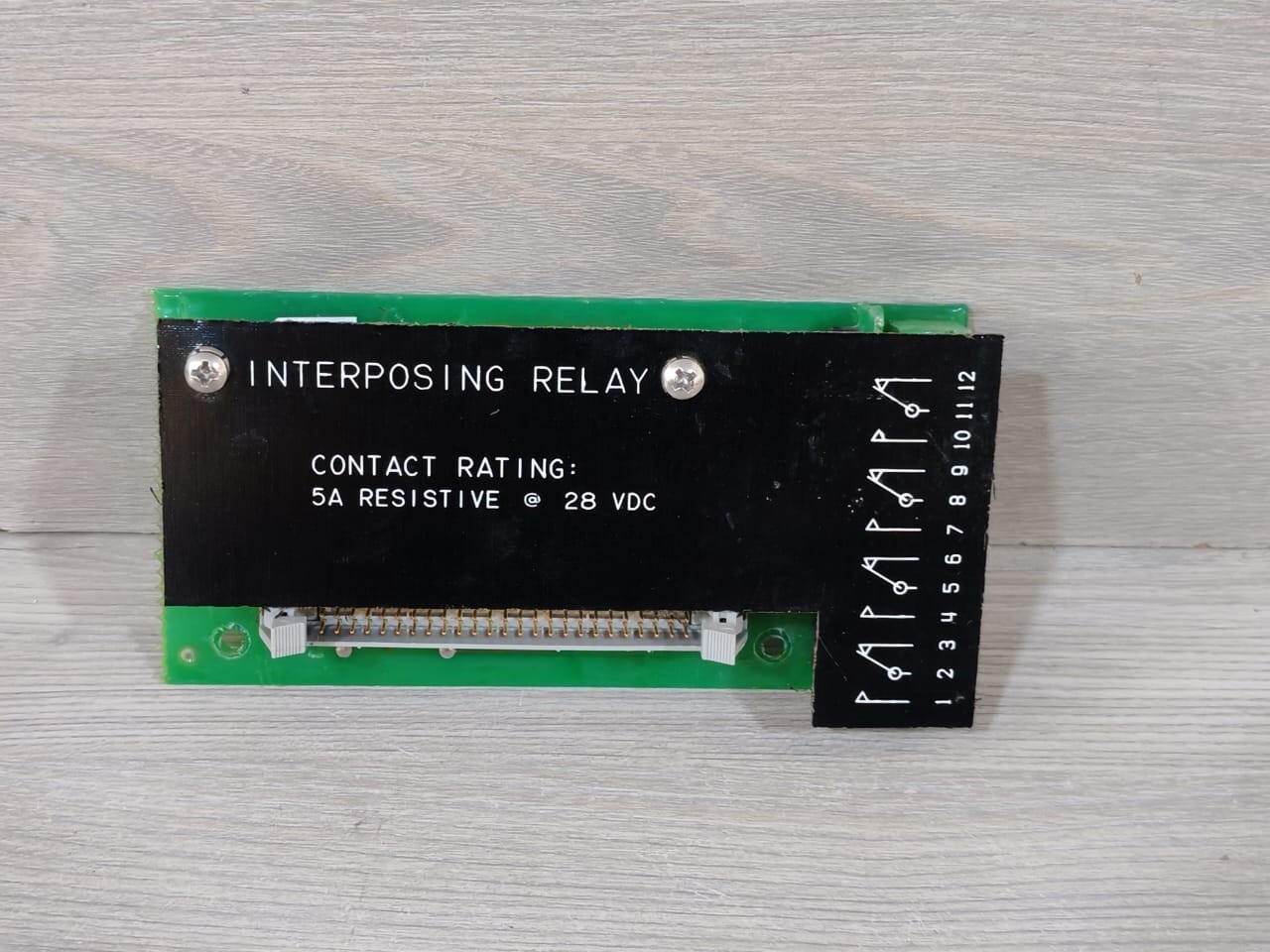 Interposing Relay PCB Card for Woodward Protech 203 Panel