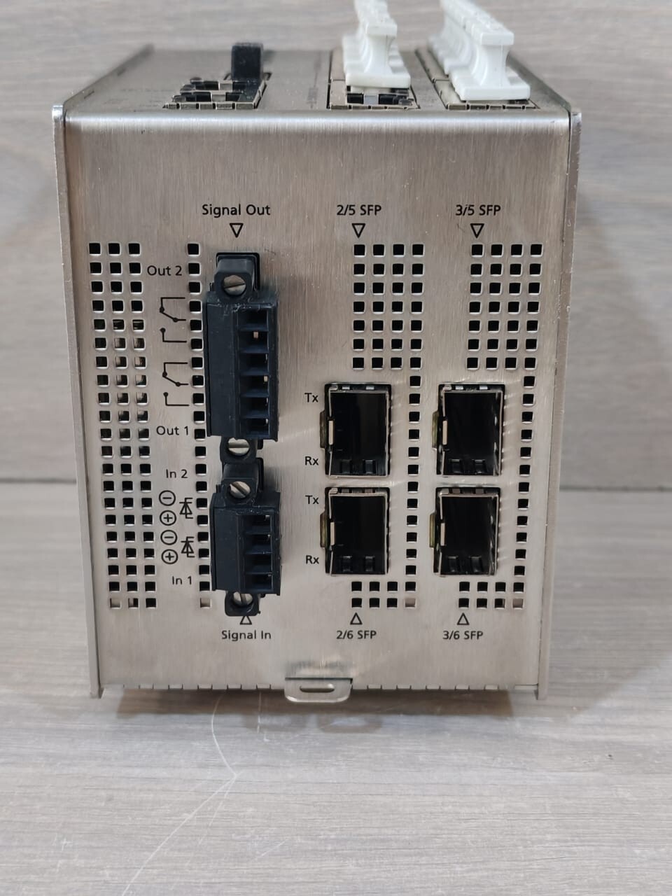 MICROSENS MS652119PM MICROSENS INDUSTRIAL GIGABIT SWITCH MS652119PM 2x24-57VDC- TRIED & TESTED 9