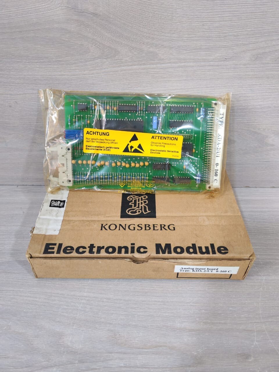 KONGSBERG KDA-2/U1 0-160C ANALOGUE INPUT BOARD- FACTORY SEALED