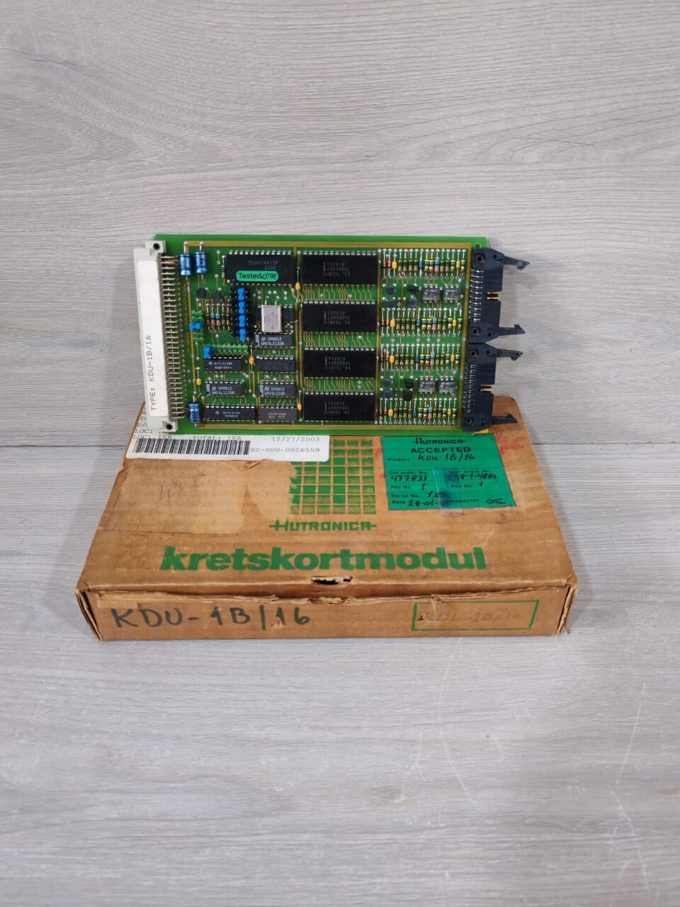 KONGSBERG/AUTRONICA KDU-1B/16 COMMUNICATION/PRINTED CIRCUIT BOARD