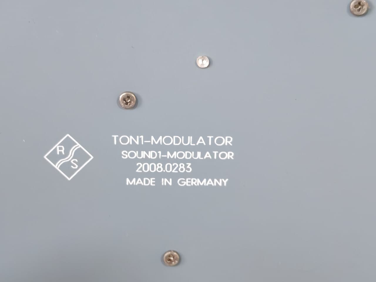 ROHDE & SCHWARZ 2008.0283 ROHDE & SCHWARZ TON1-MODULATOR /SOUND1-MODULATOR 2008.0283 7