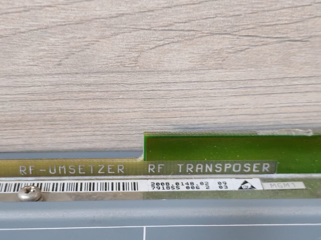ROHDE & SCHWARZ 2008.0148 ROHDE & SCHWARZ RF-UMSETZER/ RF TRANSPOSER 2008.0148 6