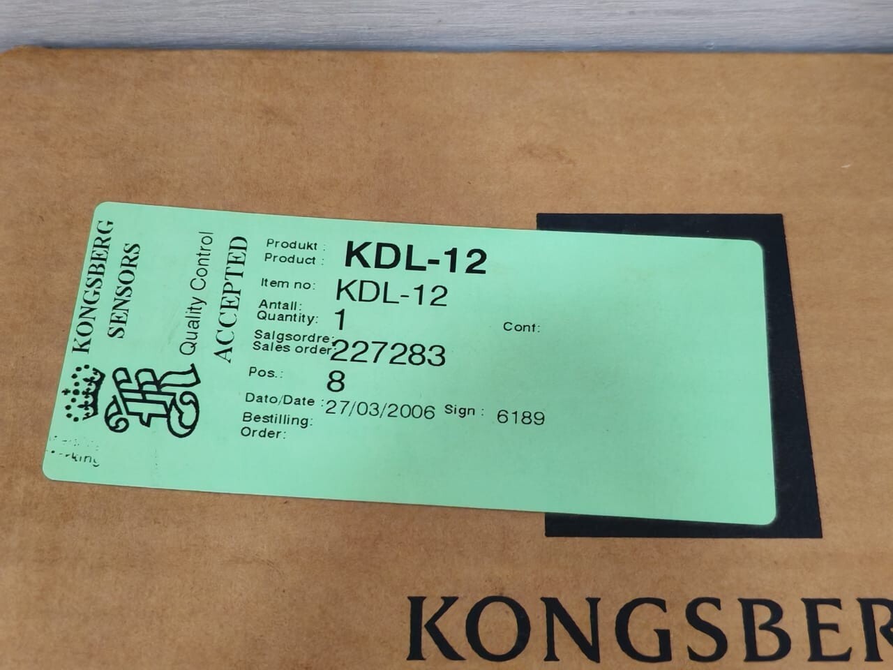 KONGSBERG KDL-12 7211-608.0000 PCB BOARD 9