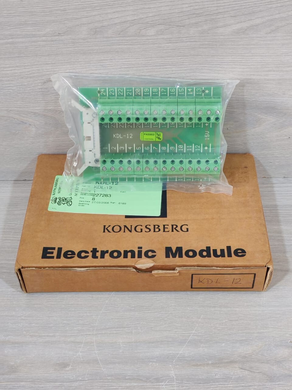 KONGSBERG KDL-12 7211-608.0000 PCB BOARD