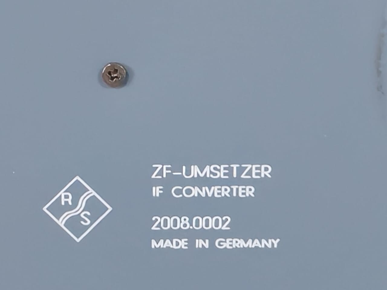 Rohde & Schwarz 2008.0002 ROHDE & SCHWARZ IF CONVERTER 2008.0002 2