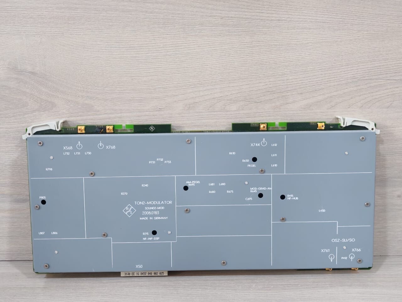 ROHDE & SCHWARZ 2008.0183 TON2 MODULATOR/SOUND2-MODULATOR
