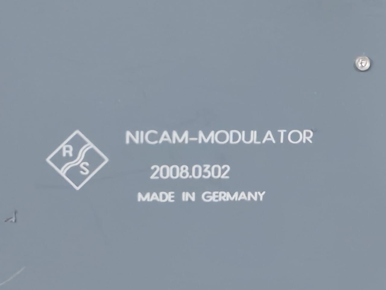 Rohde & Schwarz 2008.0302 ROHDE & SCHWARZ 2008.0302 NICAM MODULATOR 9