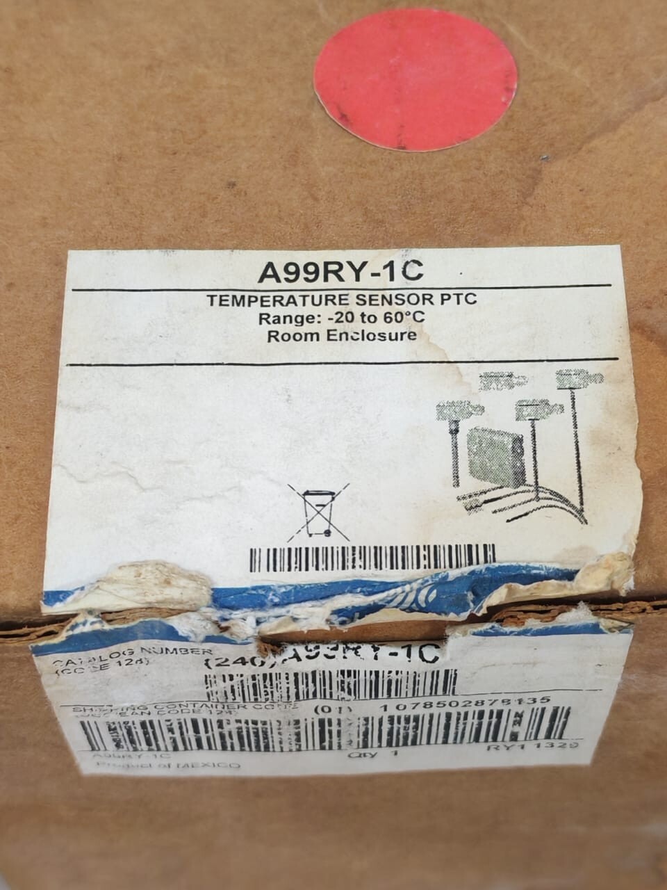 Johnson Controls A99RY-1C Johnson Controls A99RY-1C Temperature Sensor 5